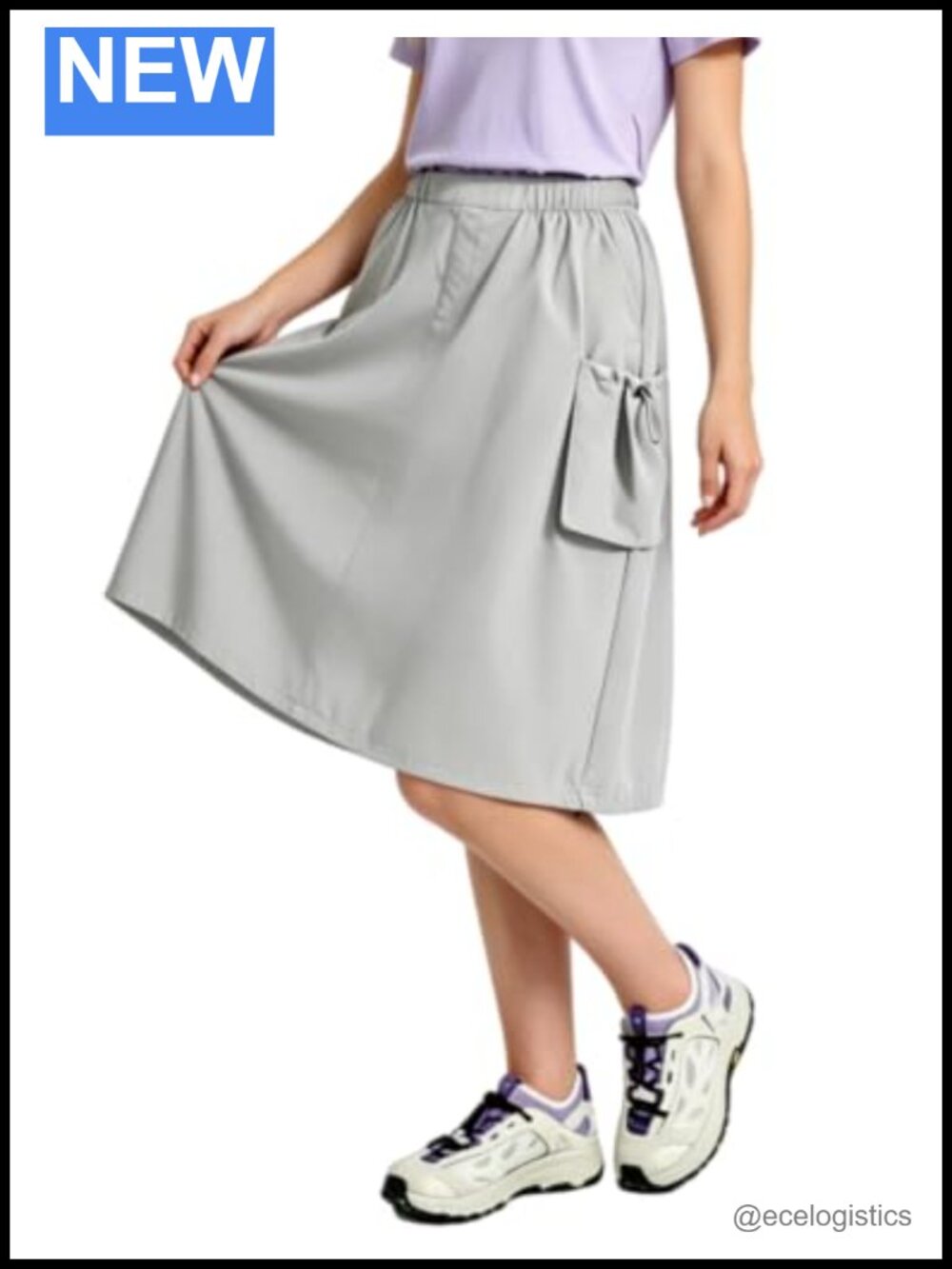 Women's Midi Cargo Skirt Quick Dry Hiking UPF50+ Waterproof